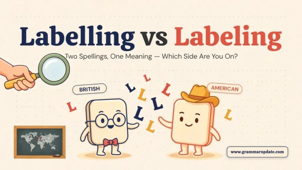 Practice Session Labelling vs Labeling