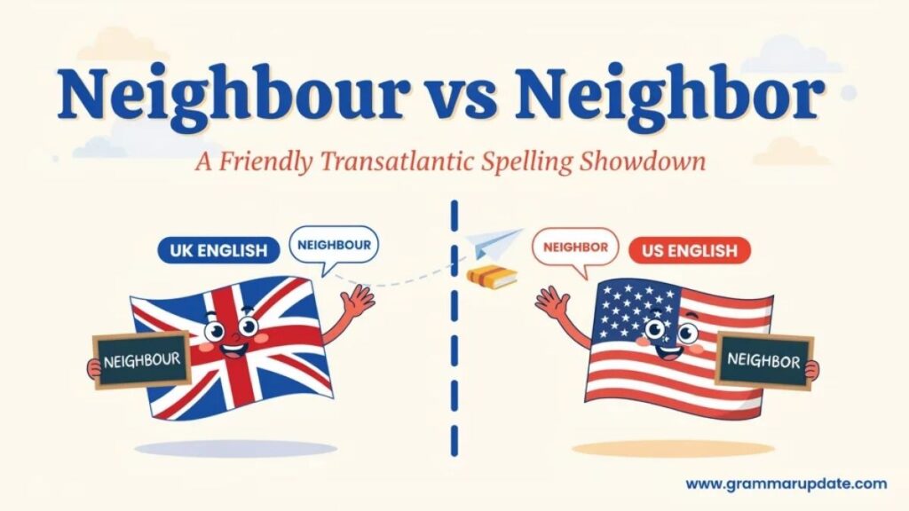 Neighbour vs Neighbor Which Spelling Is Correct?