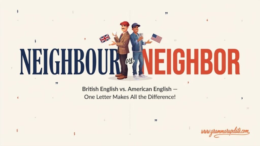Practice Session Neighbour vs Neighbor
