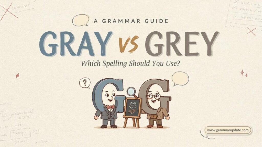 Gray vs Grey at a Glance