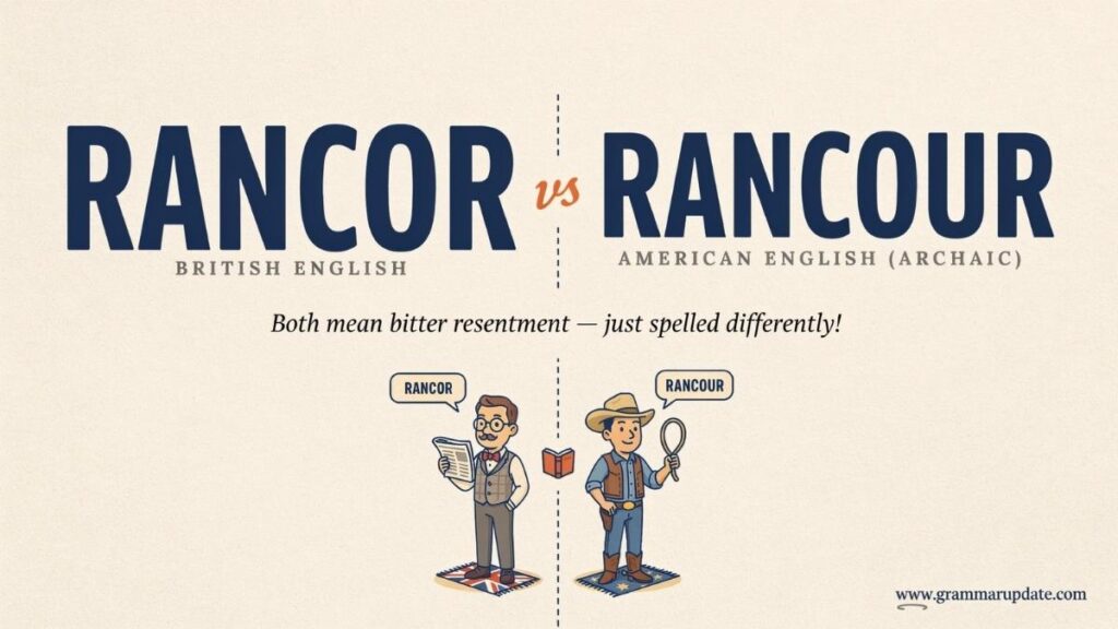 Rancor vs Rancour at a Glance