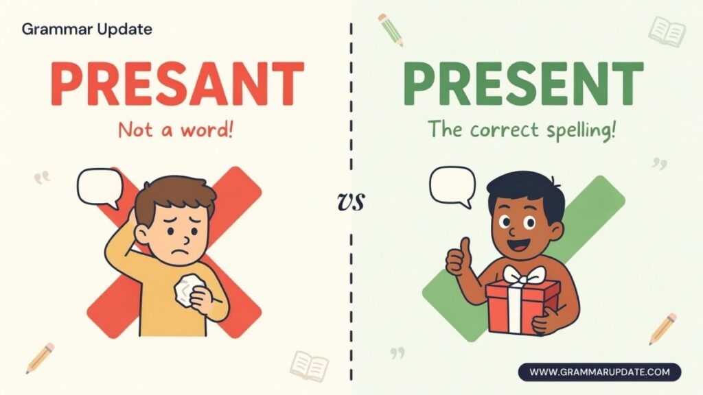 Presant vs Present Which Is Correct?