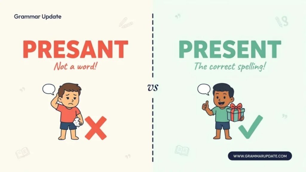 Practice Section Presant vs Present