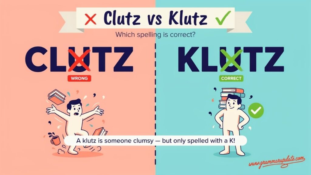 Common Mistakes to Avoid Clutz vs Klutz