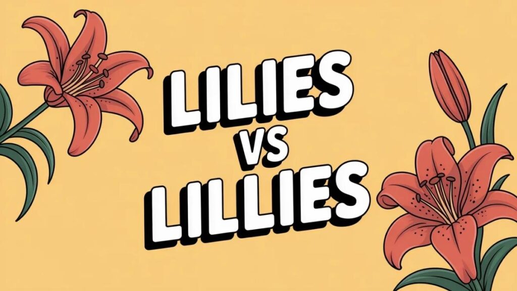 Lilies vs Lillies Which Is the Correct Spelling?