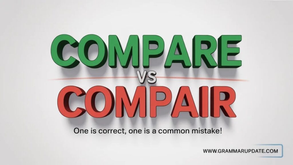 Practice Exercise Compare vs Compair