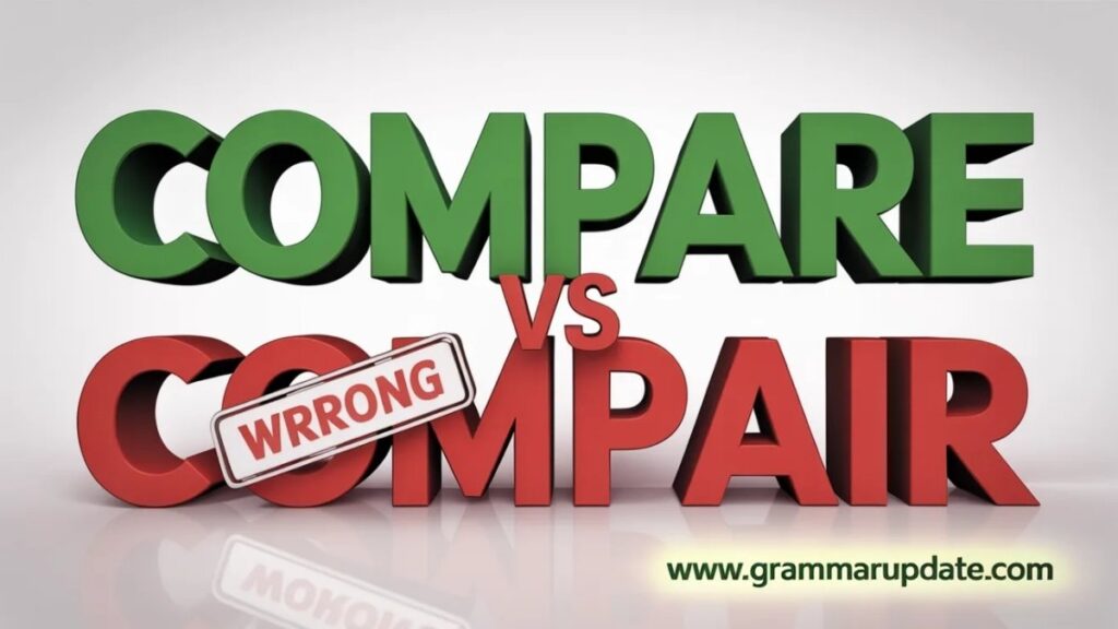 Compere vs Compare