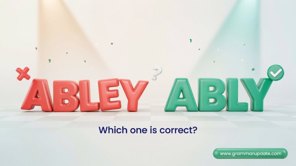 Why People Confuse Abley vs Ably