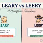 Leary vs Leery Which Is Correct and Difference?