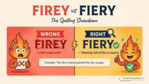 Firey vs Fiery difference Which one Is Correct?