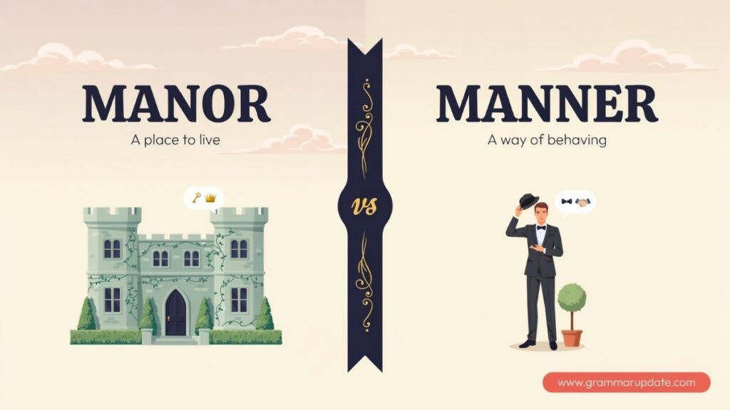 Why Manor vs Manner Confuses So Many Writers