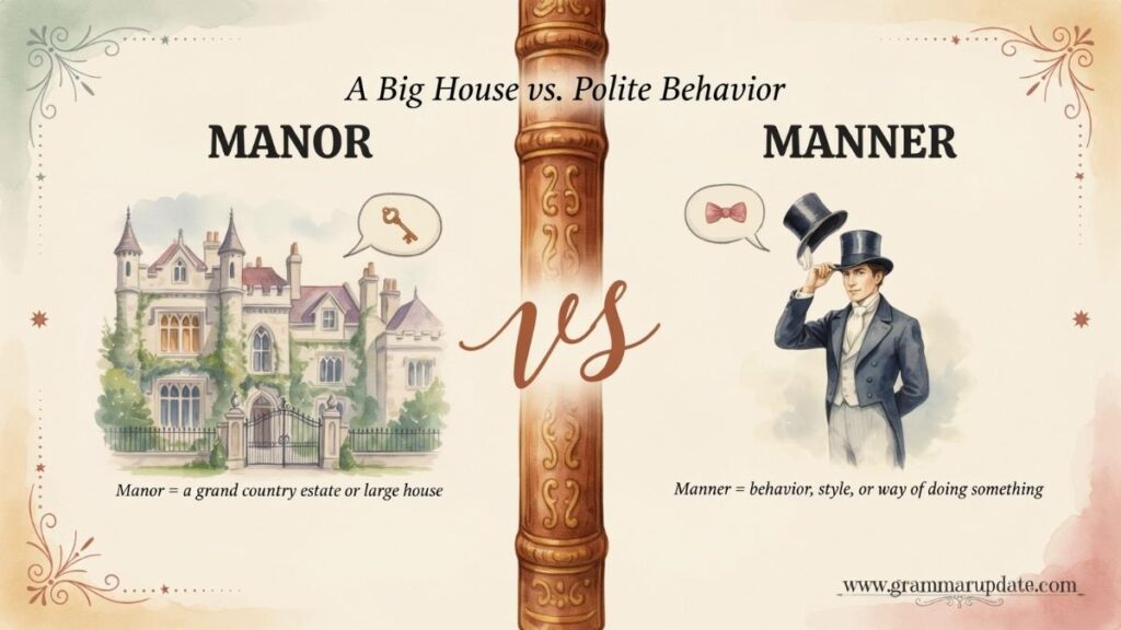 Practice Session manor vs manner