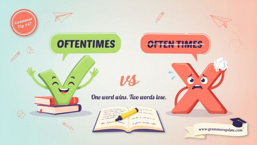 The Short Answer Oftentimes vs Often Times