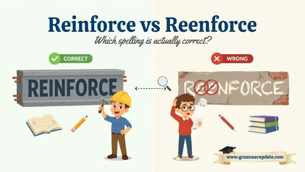 Reinforce vs Reenforce Which Spelling Is Correct?