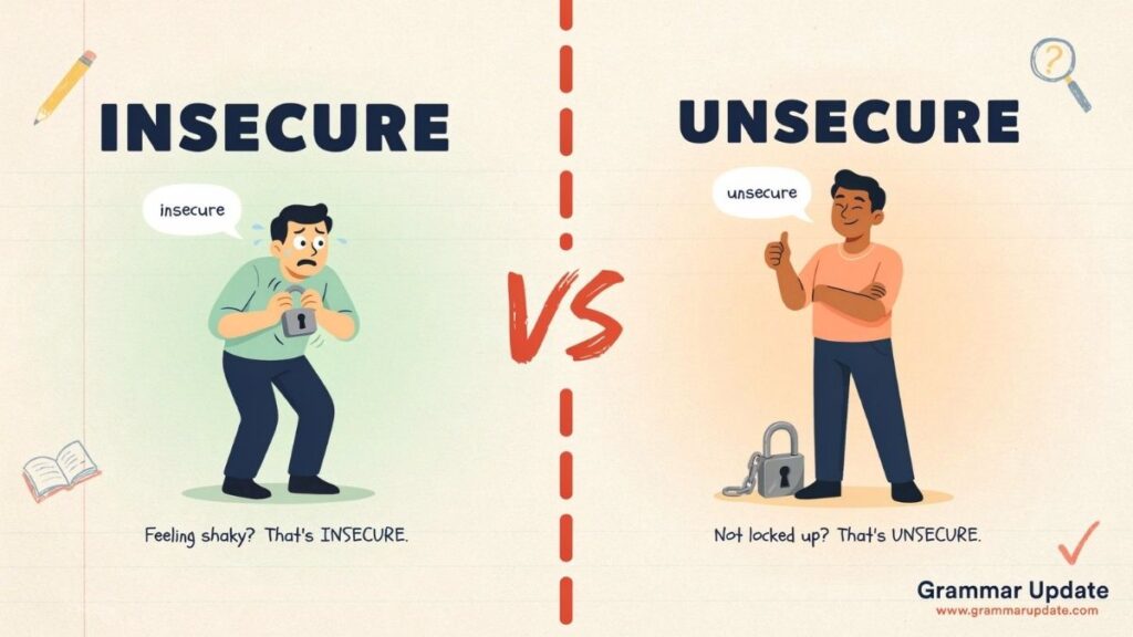 Quick Answer Insecure vs Unsecure?