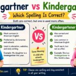 Kindergartner vs Kindergartener Which spelling Is Correct?