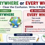 Everywhere vs Every Where Which One Is Correct ?