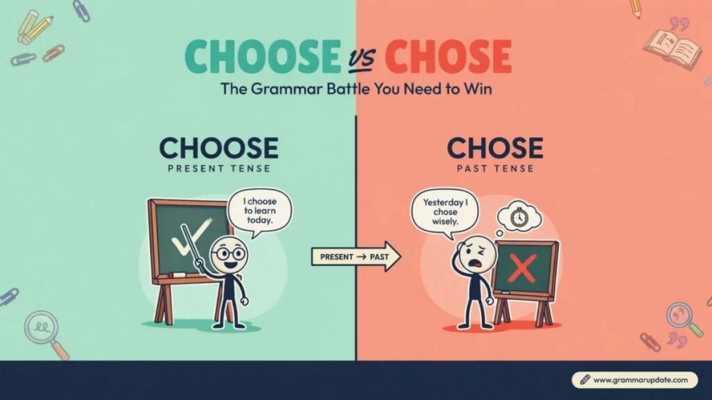 Choose vs Chose Difference which one is correct?