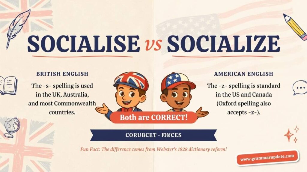 Socialise vs Socialize The Short Answer
