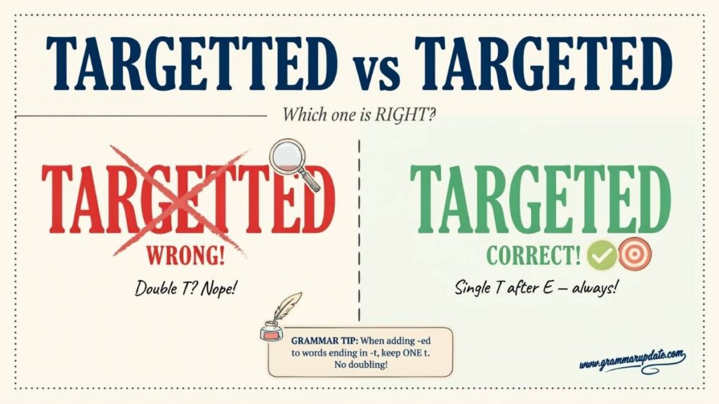 Targetted vs Targeted Quick Answer
