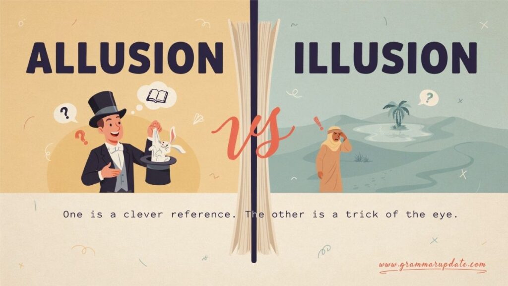 Practice Session Allusion vs Illusion