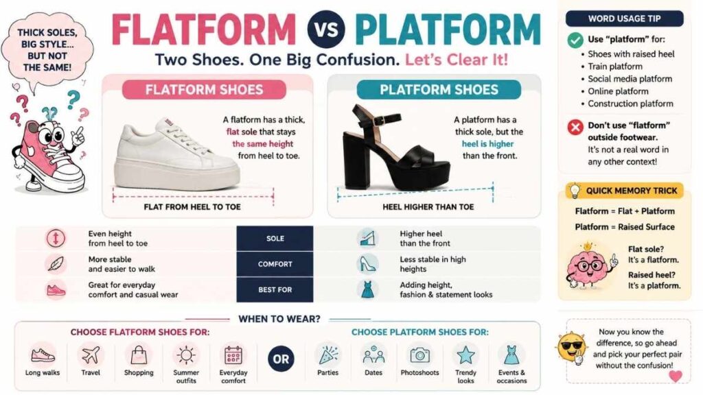 Flatform vs Platform Difference which is correct?