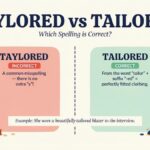 Taylored vs Tailored Which one Is Correct?