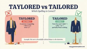 Taylored vs Tailored Which one Is Correct?