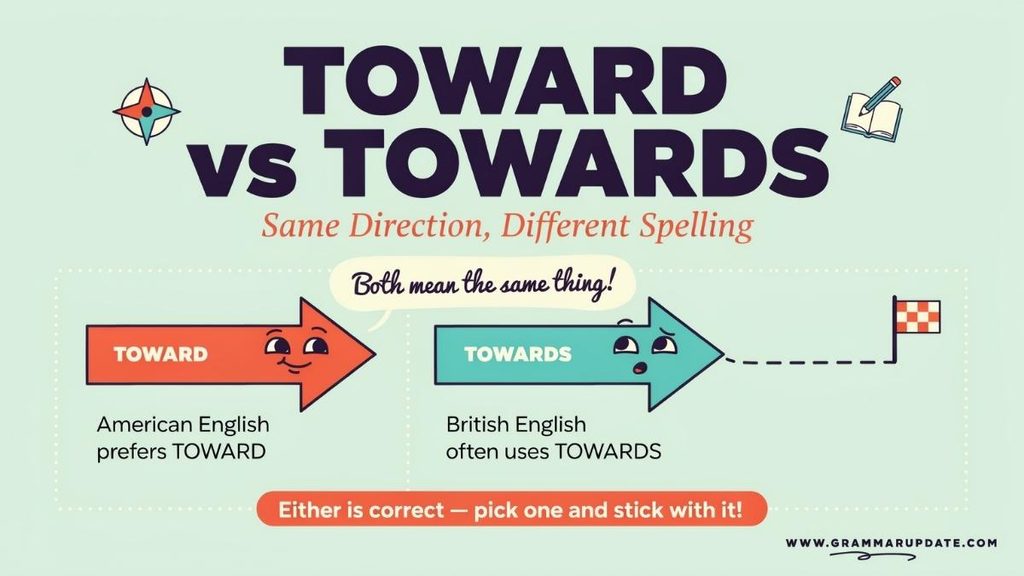 Common Uses of Toward and Towards