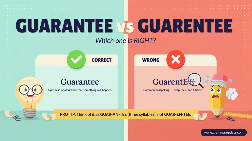 Guarantee vs Guaranty What Is the Difference?