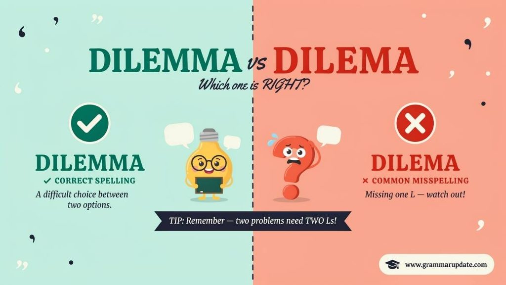 Dilemma Spelling in American and British English