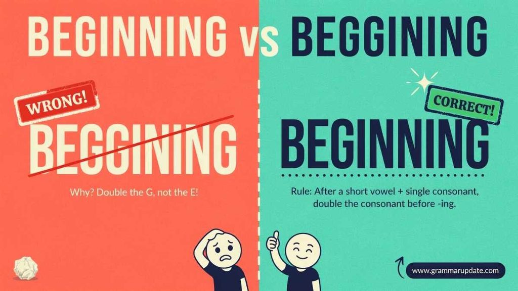 Beginning vs Begining Which Is Correct?