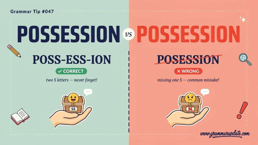 Why Do People Confuse Possession vs Posession?