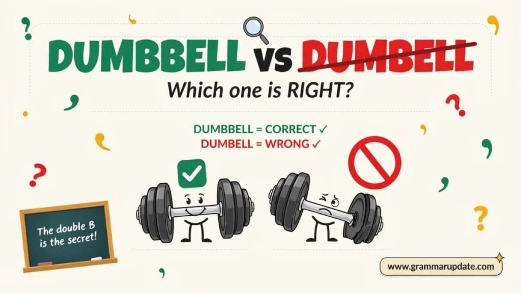 Dumbbell vs Dumbell difference and usage?