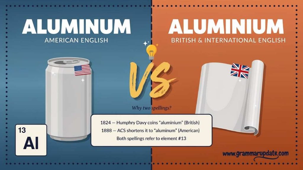 Why Does British English Use Aluminium?