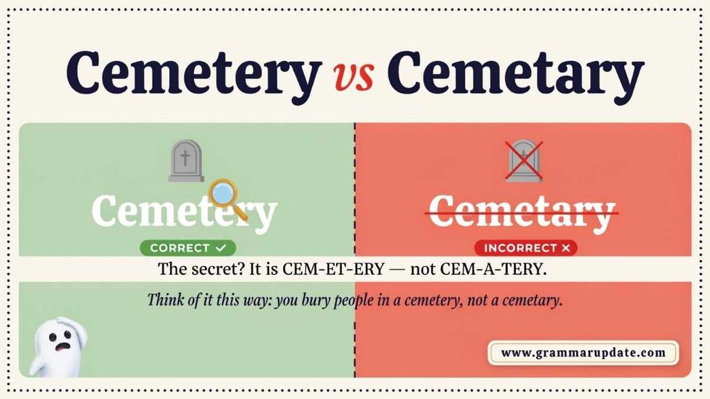 Cemetery vs Graveyard the Difference?