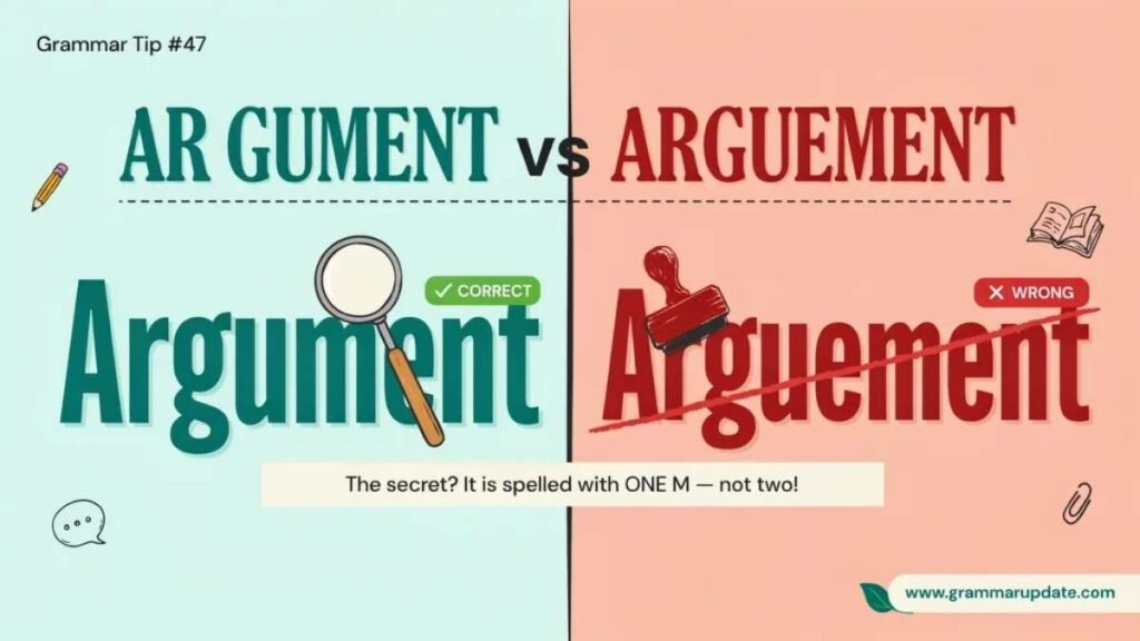 Argument vs Arguement Which one Is Correct?