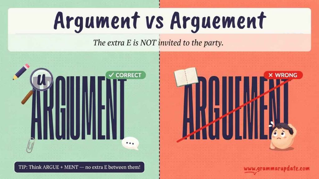 Argument vs Arguing What's the Difference?