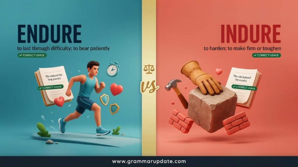 Endure vs Indure Which Spelling Is Correct?