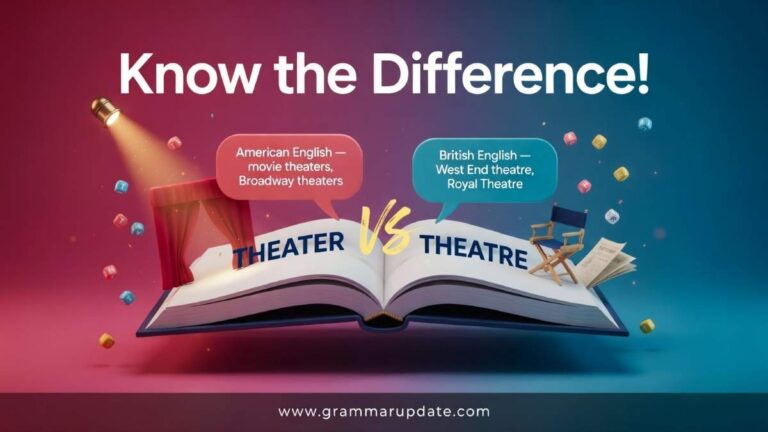 Theater vs Theatre Which one Is Correct usage ?