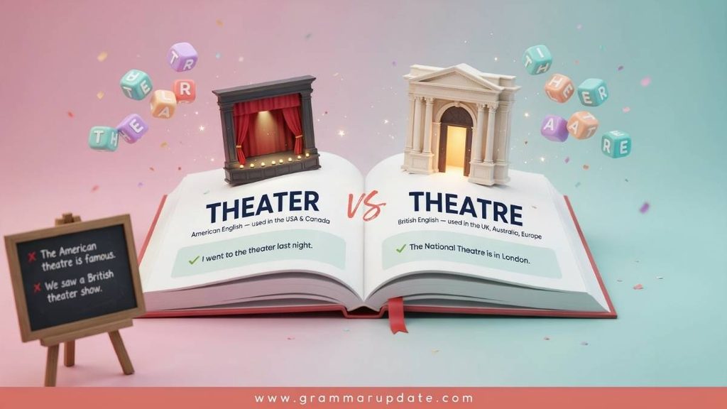 Theater vs Theatre Meaning and Usage