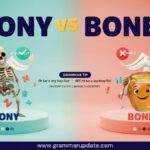 Bony vs Boney difference and usage ?