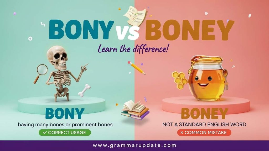 Why Do People Confuse Bony vs Boney?